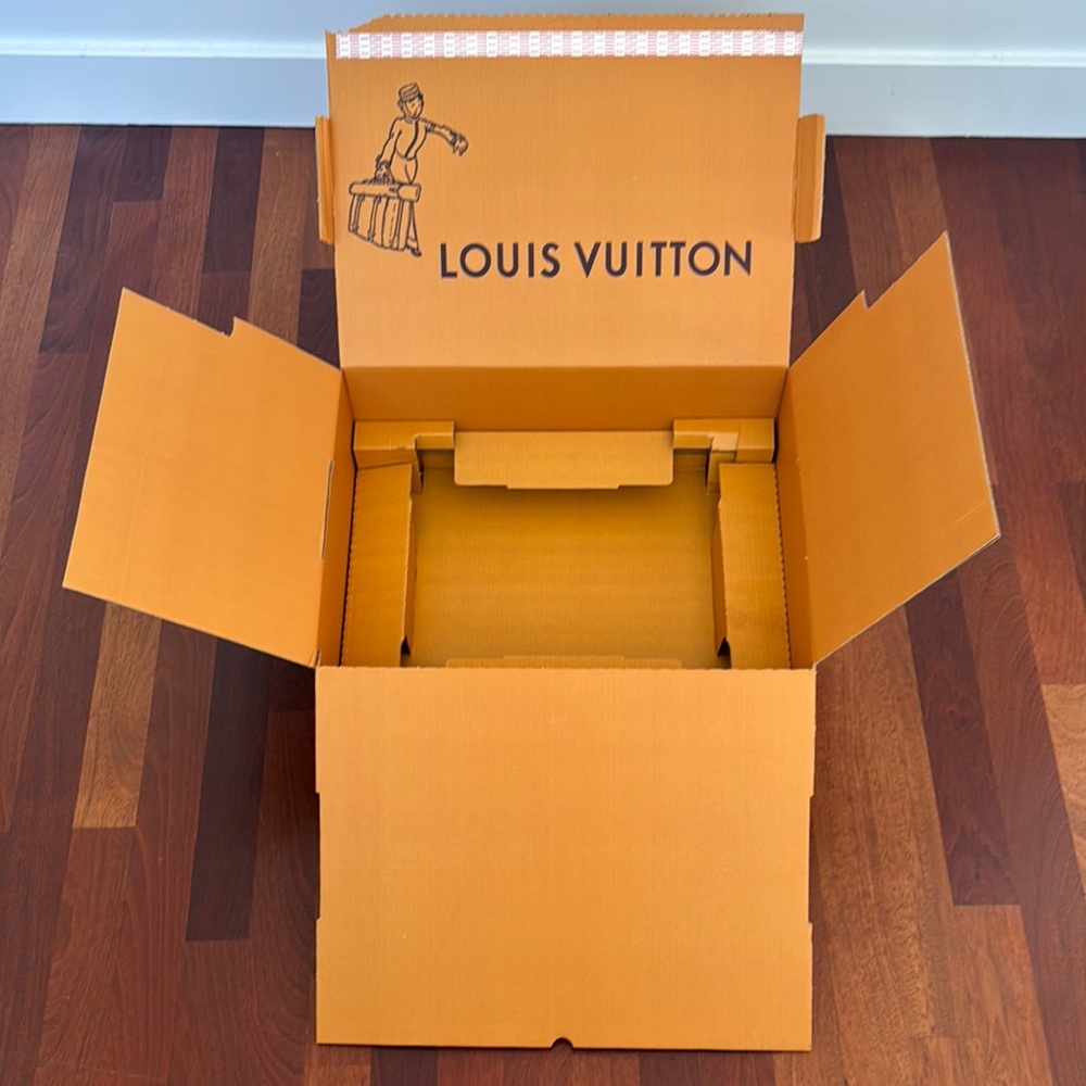 Louis Vuitton Neverfull Shipping /Storage Orange Box - Picture 1 of 16